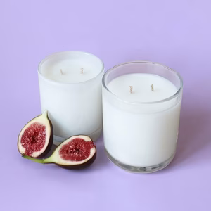 Flame and Focus Candle infused with figs